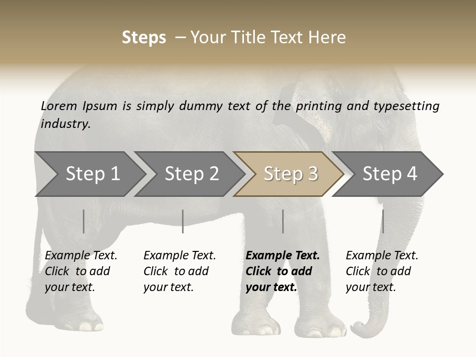 Travel Portrait Strong PowerPoint Template