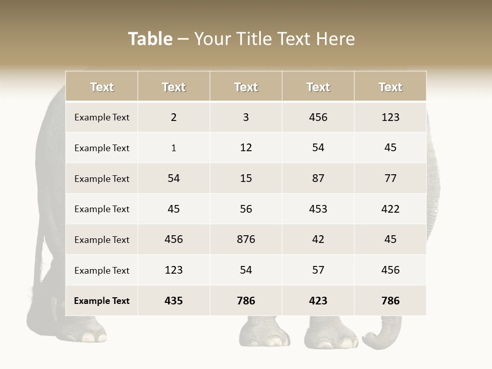 Travel Portrait Strong PowerPoint Template