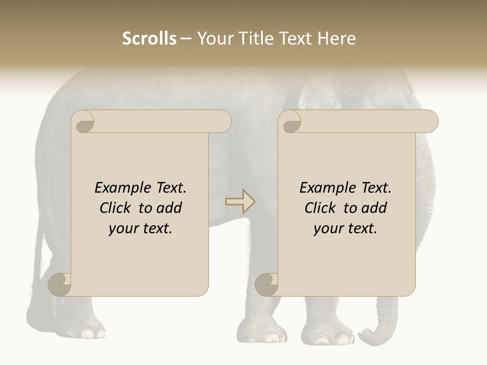 Travel Portrait Strong PowerPoint Template