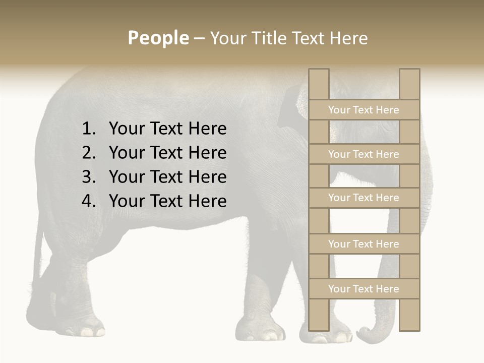 Travel Portrait Strong PowerPoint Template