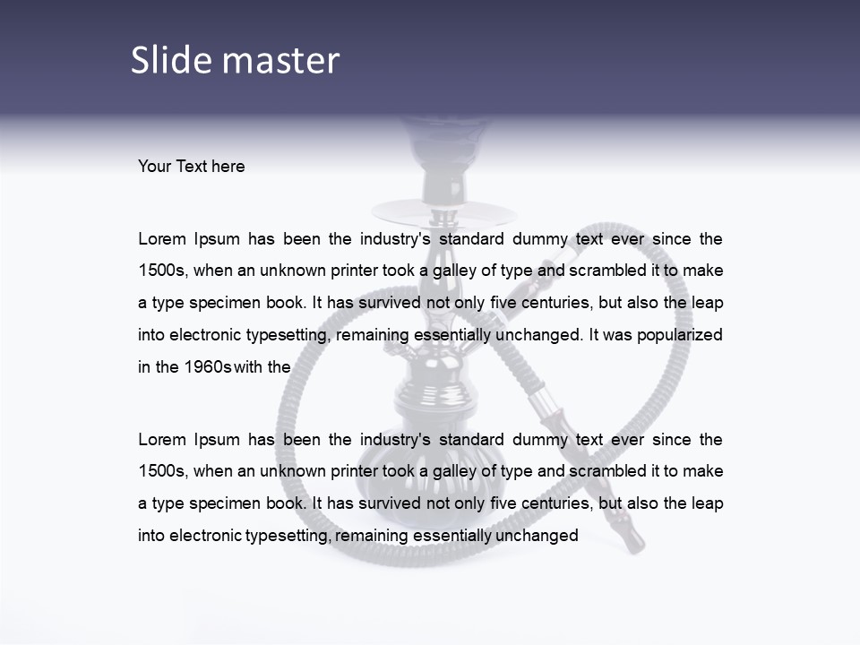 Drugs Intoxicated Persian PowerPoint Template