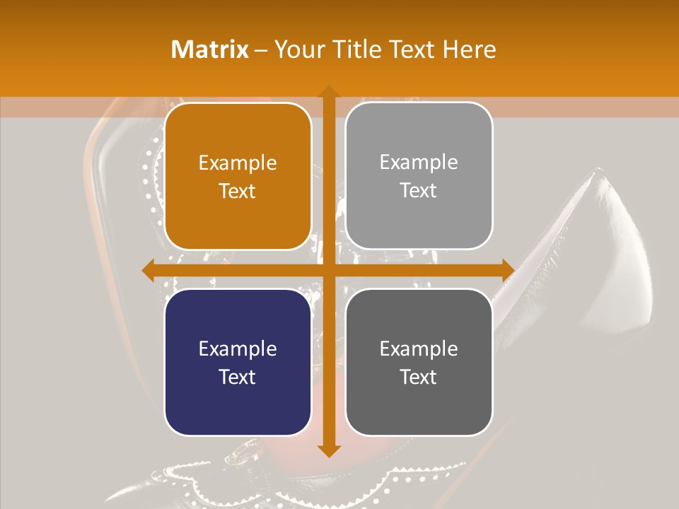 Poured Glamour Splash PowerPoint Template