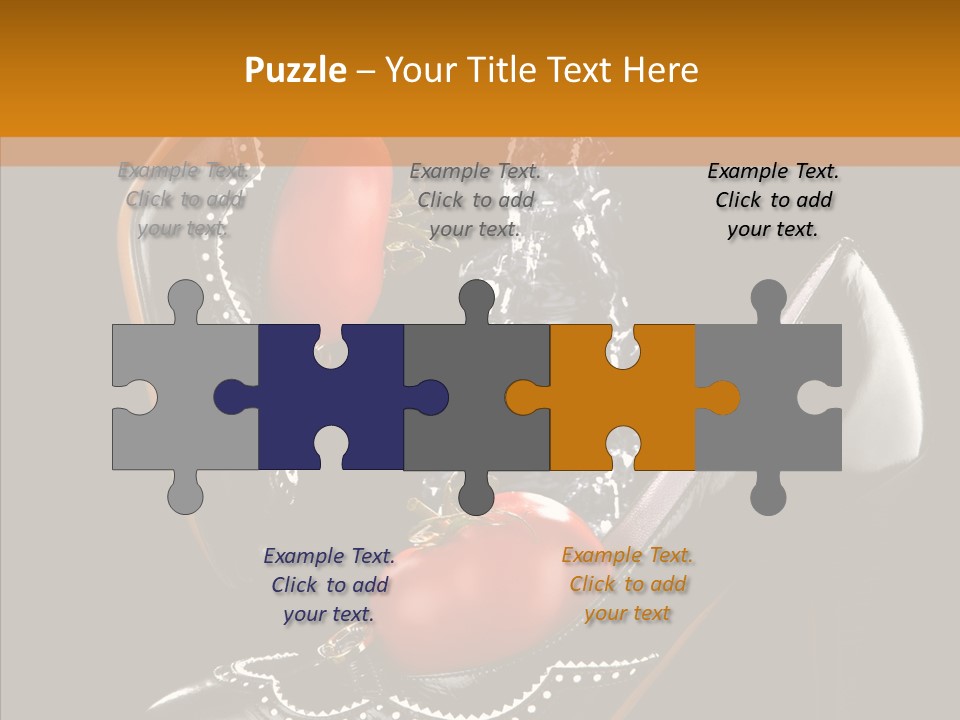 Poured Glamour Splash PowerPoint Template