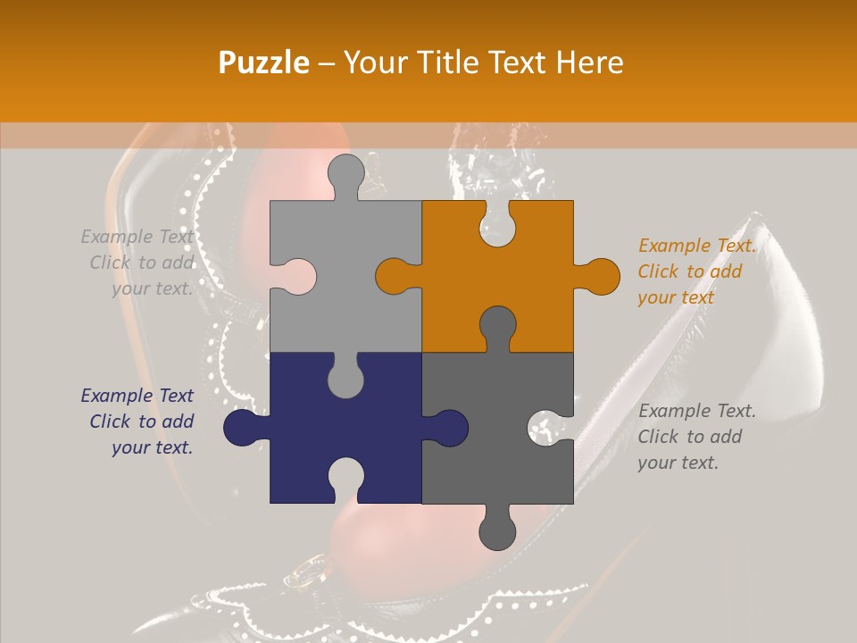 Poured Glamour Splash PowerPoint Template