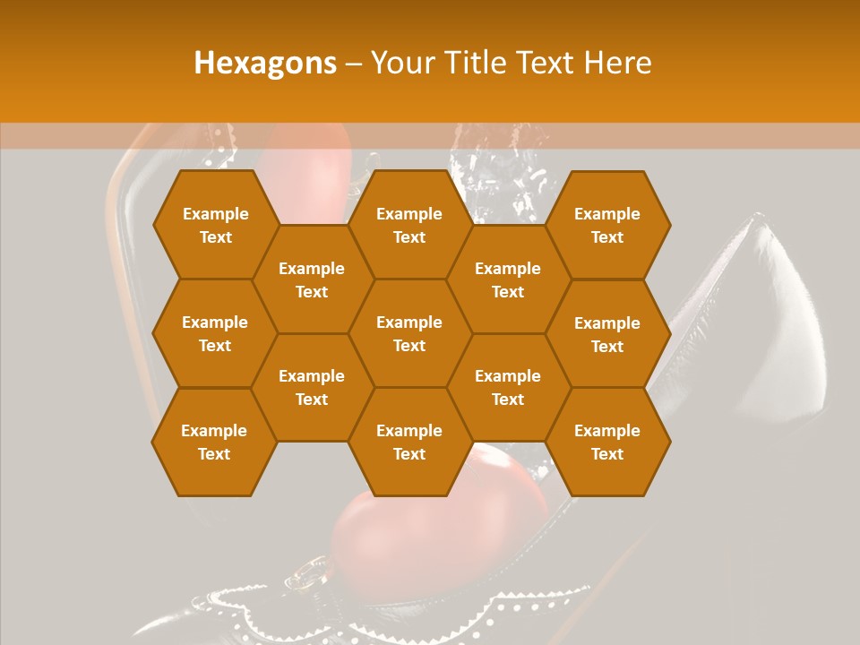 Poured Glamour Splash PowerPoint Template