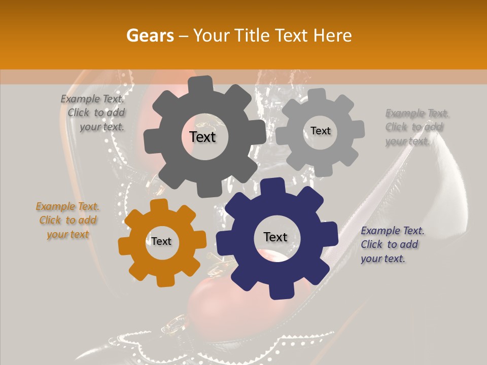 Poured Glamour Splash PowerPoint Template