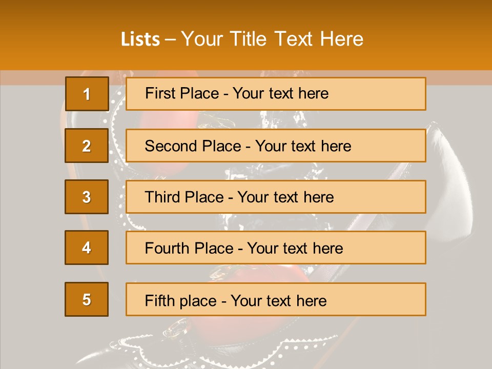 Poured Glamour Splash PowerPoint Template