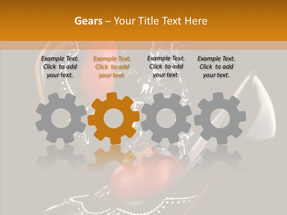 Poured Glamour Splash PowerPoint Template