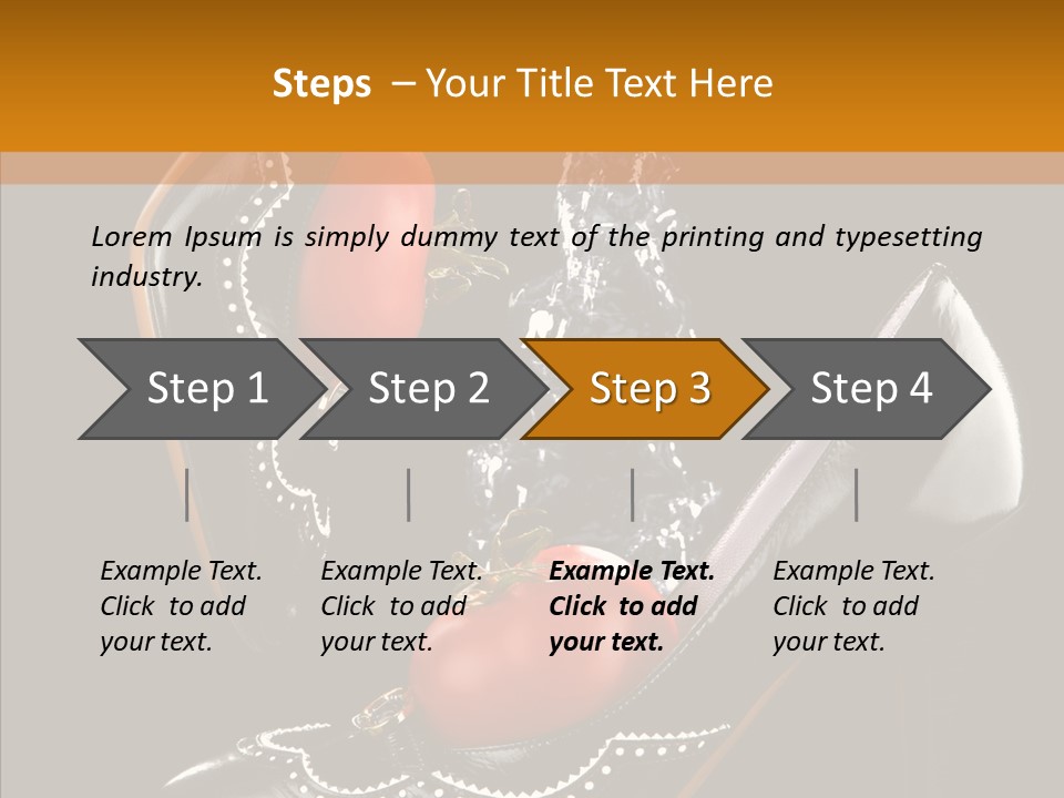 Poured Glamour Splash PowerPoint Template