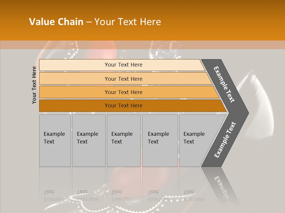 Poured Glamour Splash PowerPoint Template