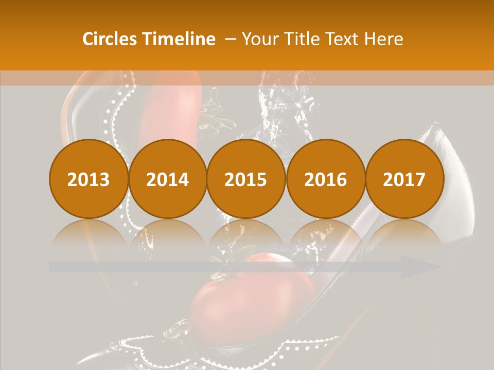 Poured Glamour Splash PowerPoint Template