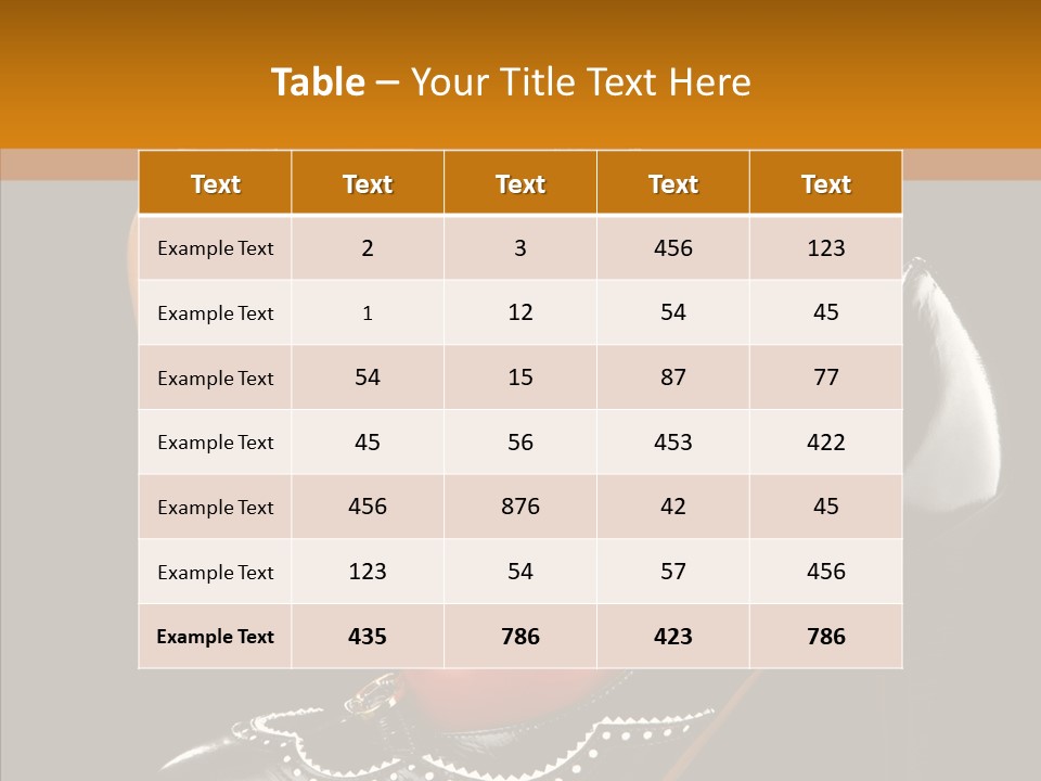 Poured Glamour Splash PowerPoint Template