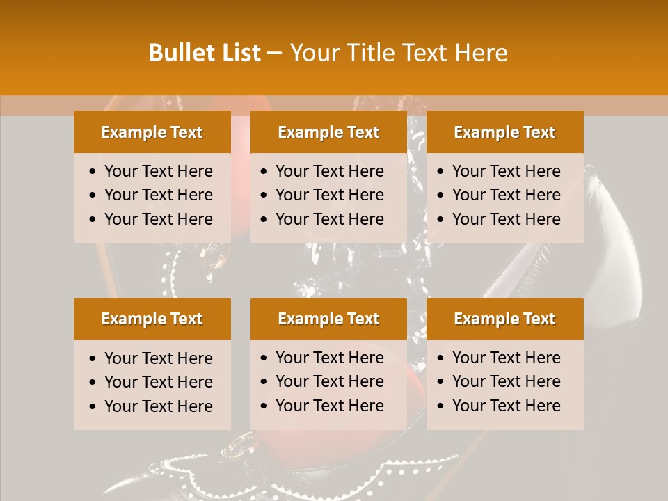 Poured Glamour Splash PowerPoint Template