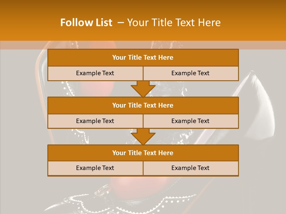 Poured Glamour Splash PowerPoint Template