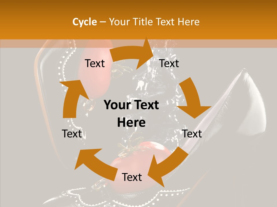 Poured Glamour Splash PowerPoint Template