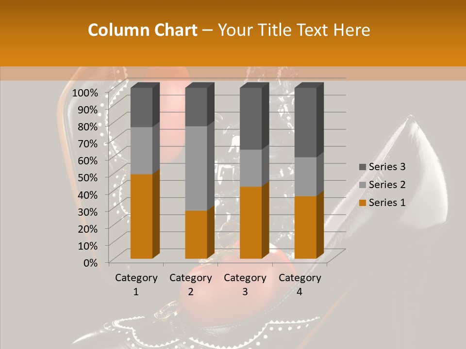 Poured Glamour Splash PowerPoint Template