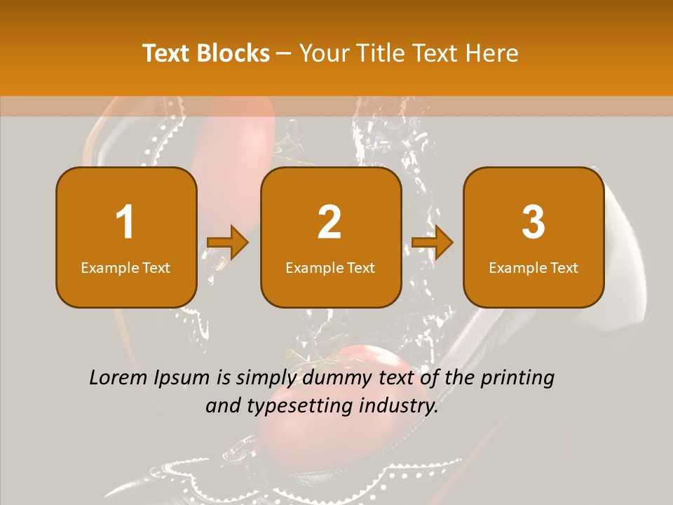 Poured Glamour Splash PowerPoint Template