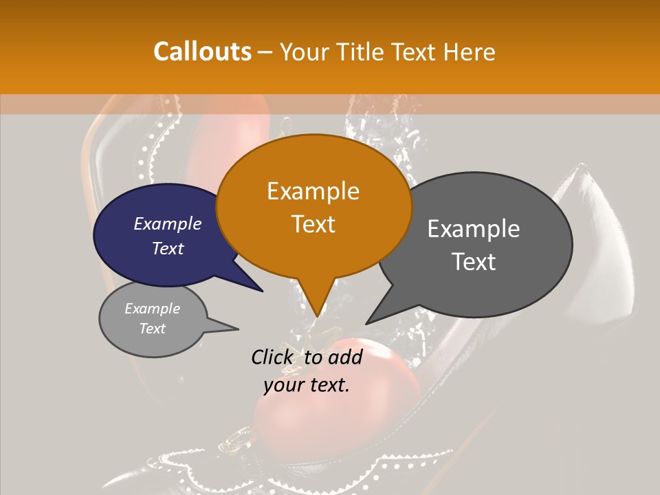 Poured Glamour Splash PowerPoint Template