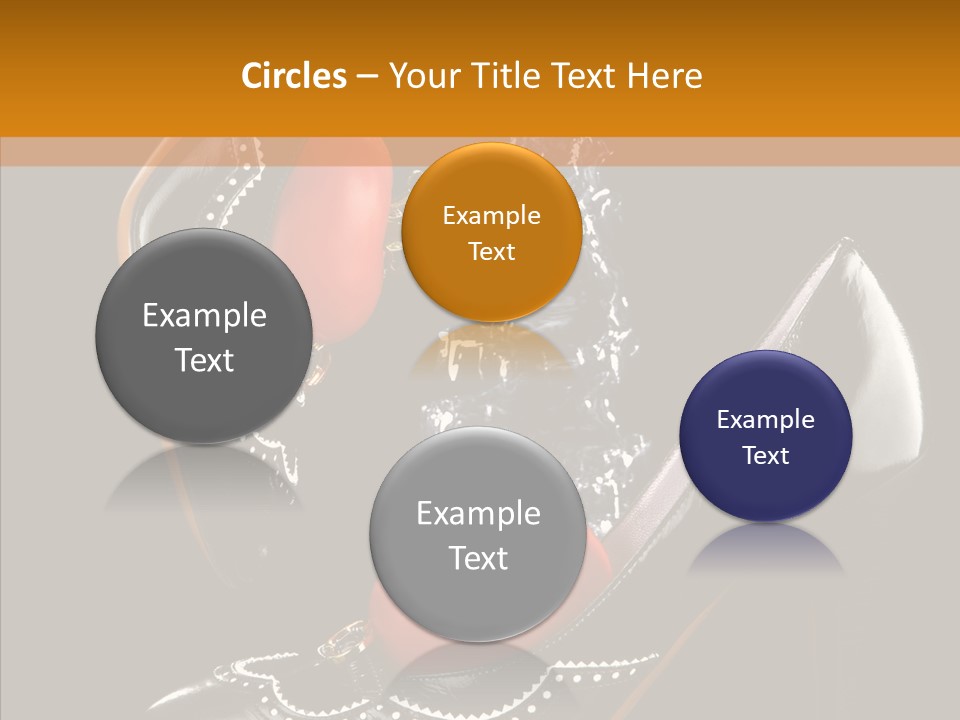 Poured Glamour Splash PowerPoint Template