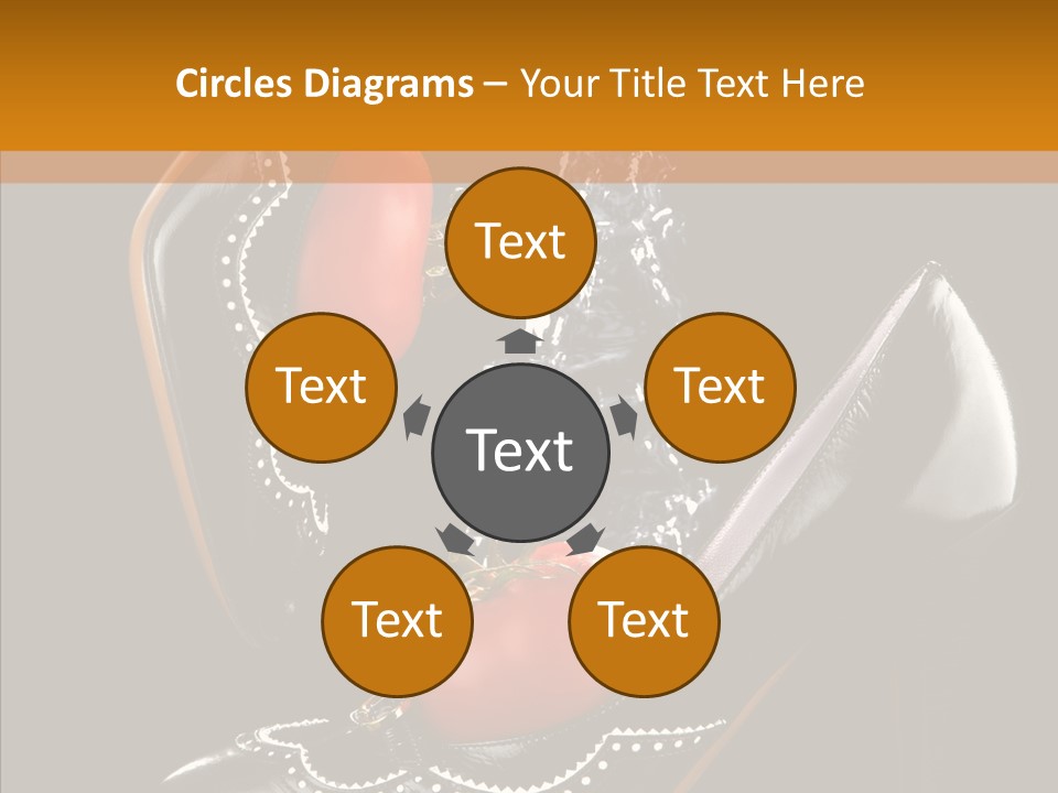 Poured Glamour Splash PowerPoint Template