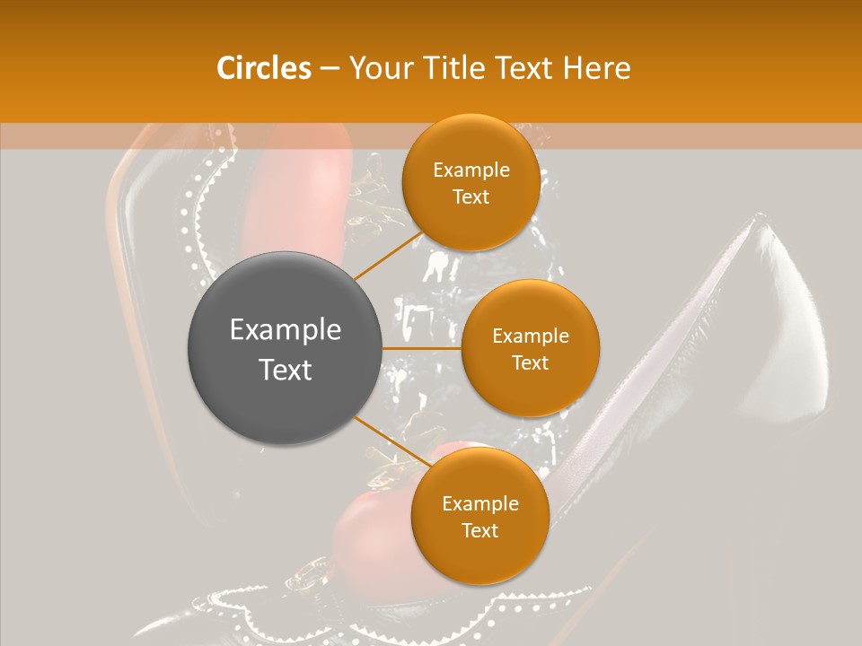 Poured Glamour Splash PowerPoint Template