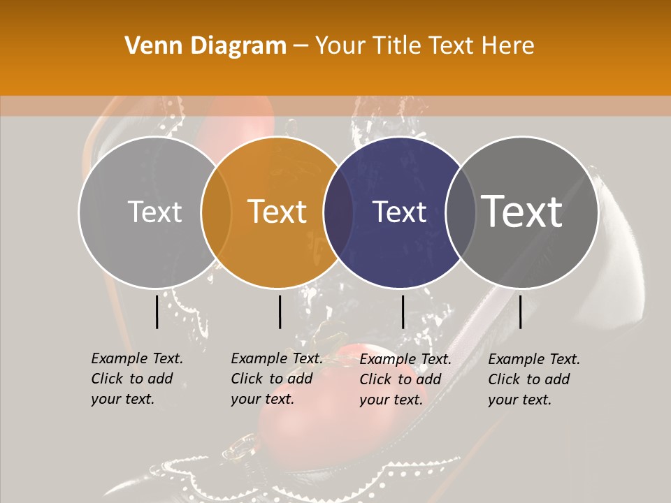 Poured Glamour Splash PowerPoint Template