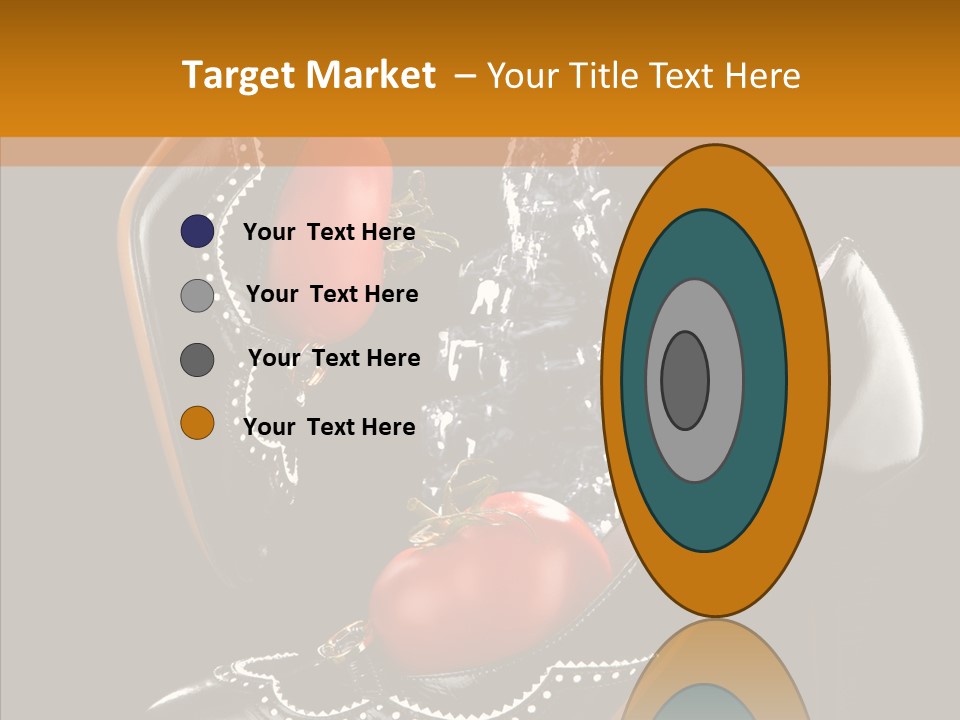 Poured Glamour Splash PowerPoint Template