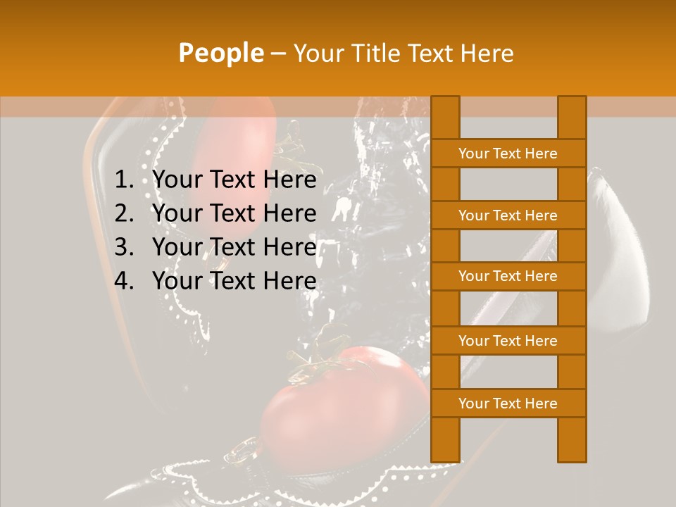 Poured Glamour Splash PowerPoint Template