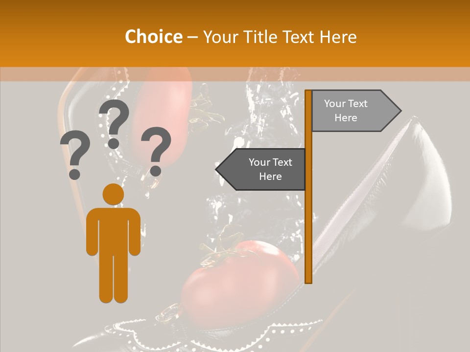 Poured Glamour Splash PowerPoint Template