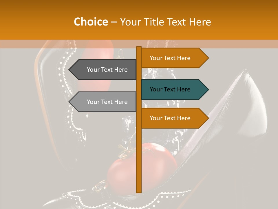 Poured Glamour Splash PowerPoint Template