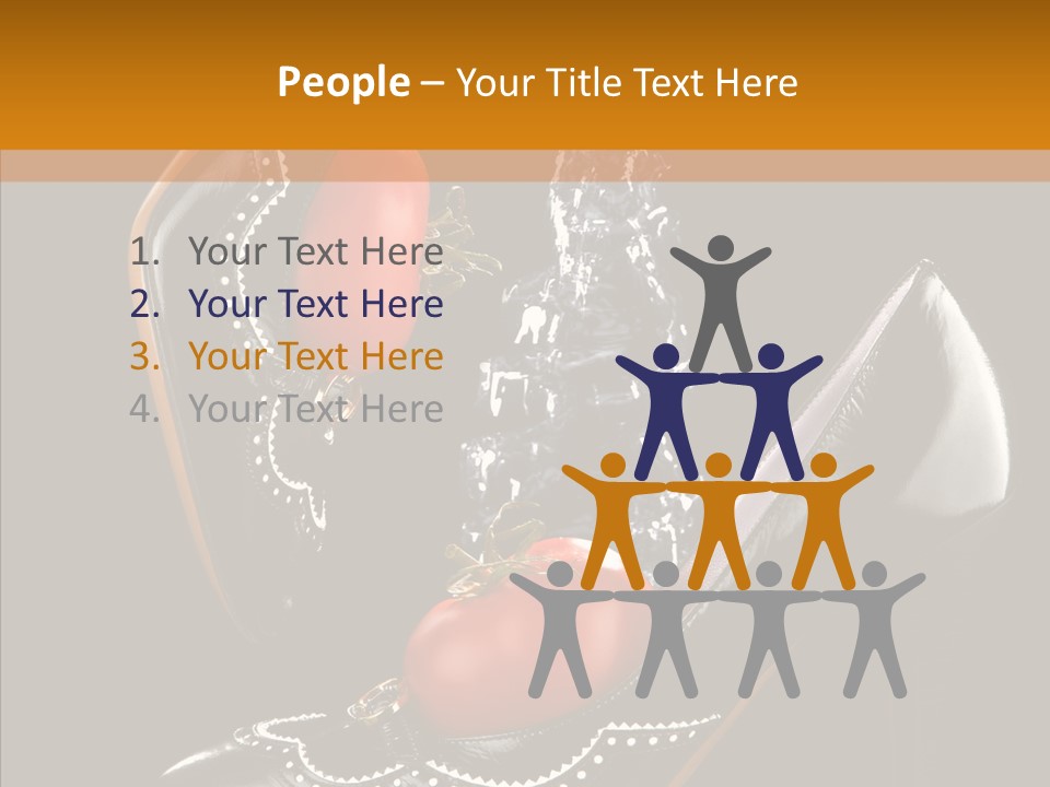 Poured Glamour Splash PowerPoint Template