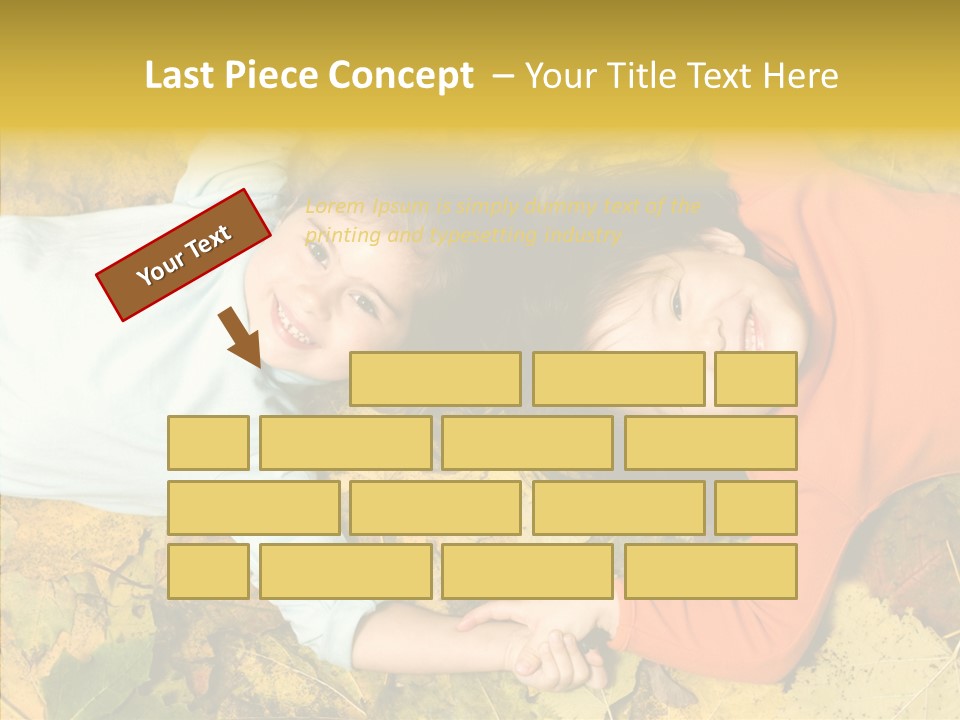 Beautiful Sisters Playful PowerPoint Template