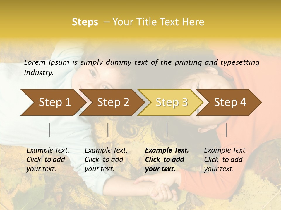 Beautiful Sisters Playful PowerPoint Template
