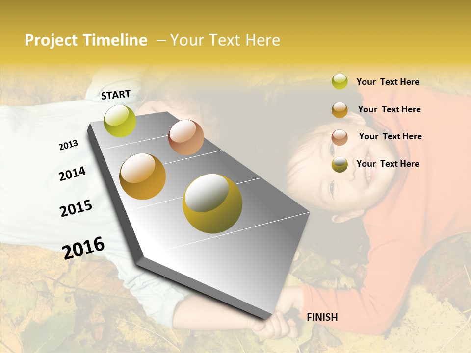 Beautiful Sisters Playful PowerPoint Template