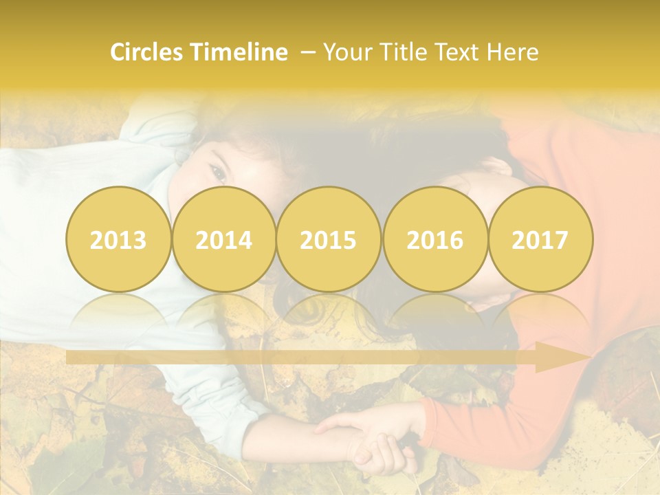 Beautiful Sisters Playful PowerPoint Template