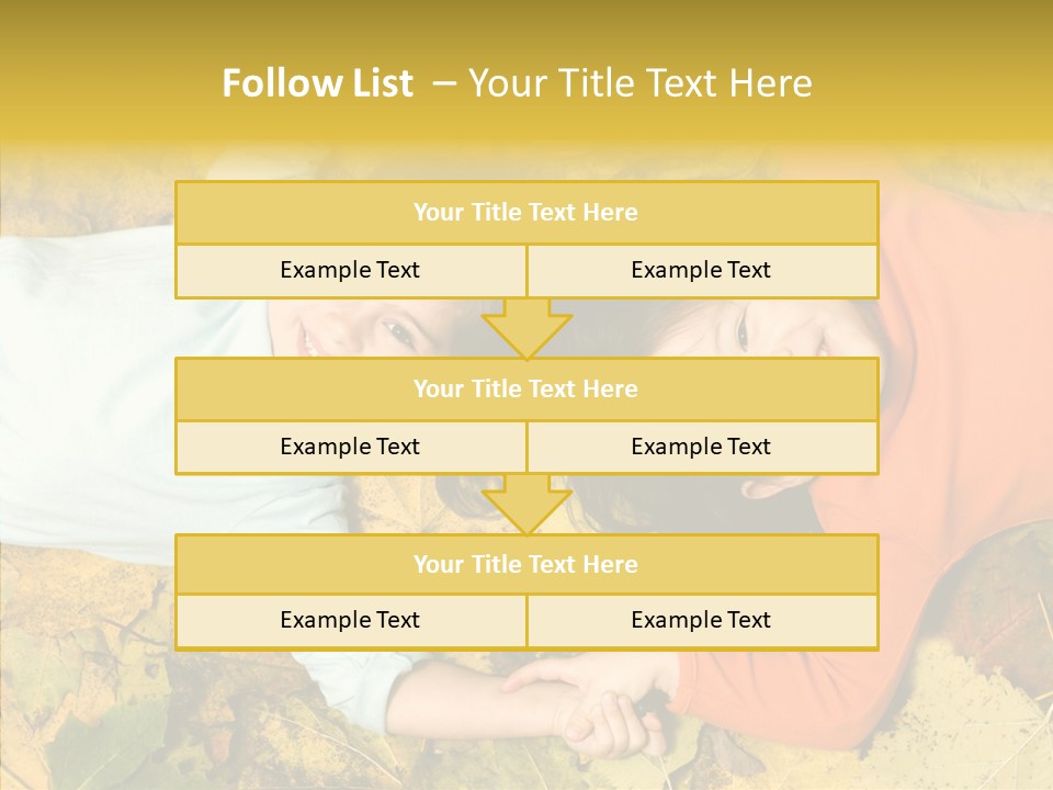 Beautiful Sisters Playful PowerPoint Template