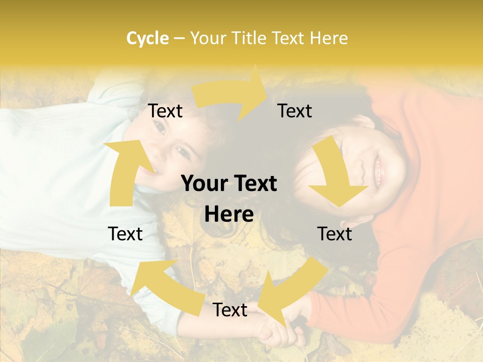 Beautiful Sisters Playful PowerPoint Template