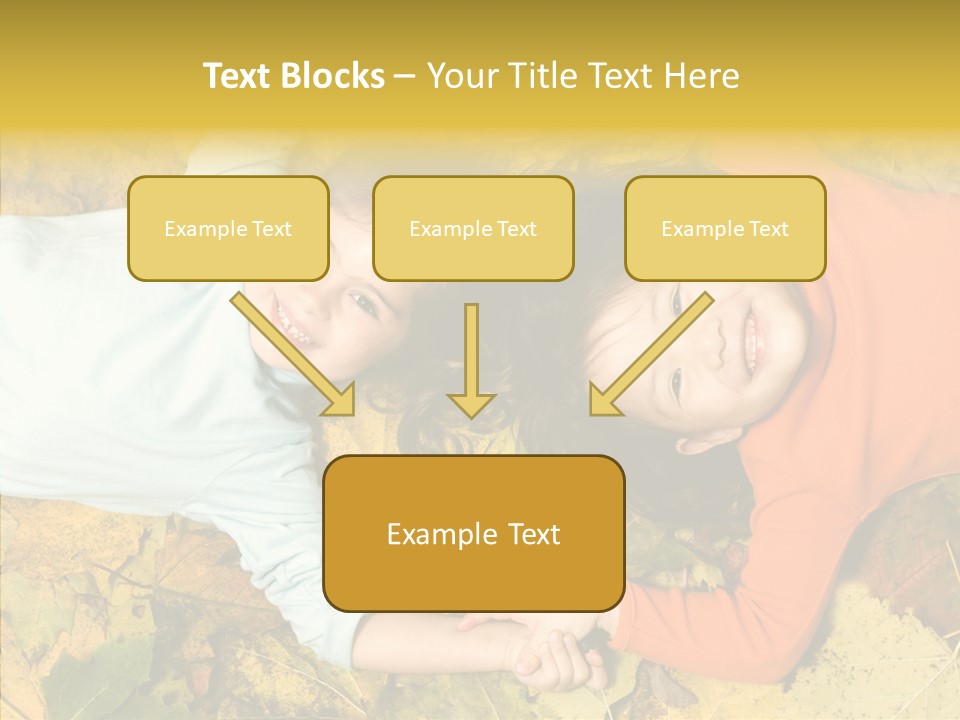 Beautiful Sisters Playful PowerPoint Template