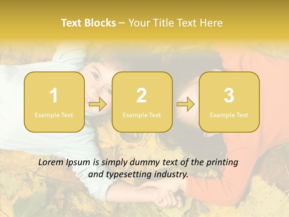 Beautiful Sisters Playful PowerPoint Template