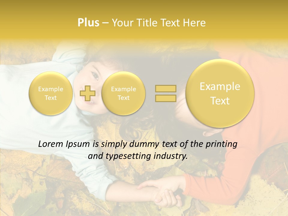 Beautiful Sisters Playful PowerPoint Template