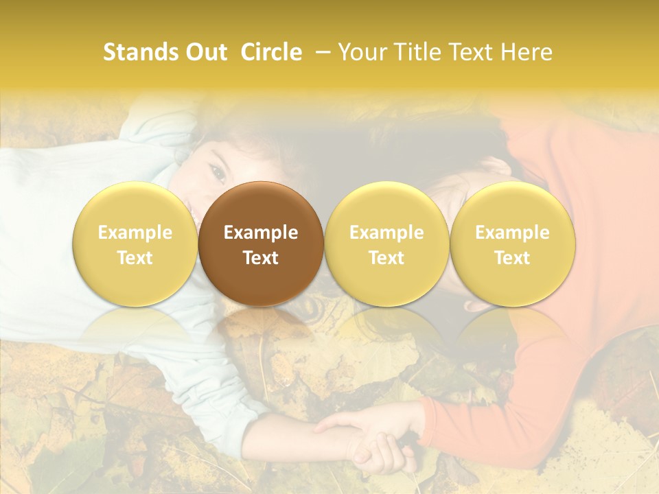 Beautiful Sisters Playful PowerPoint Template