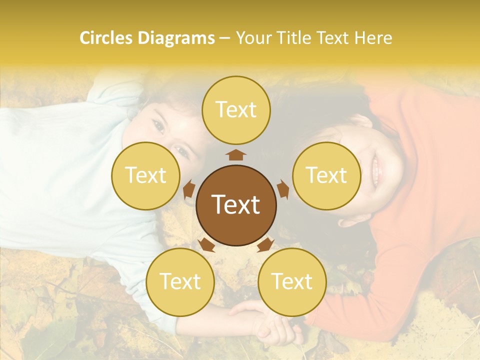 Beautiful Sisters Playful PowerPoint Template