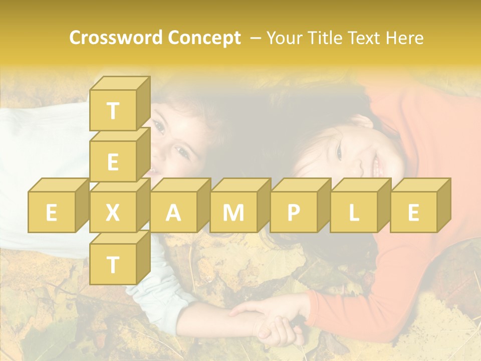 Beautiful Sisters Playful PowerPoint Template