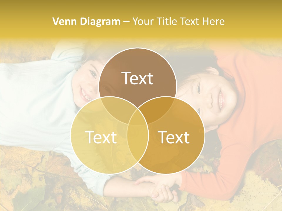 Beautiful Sisters Playful PowerPoint Template