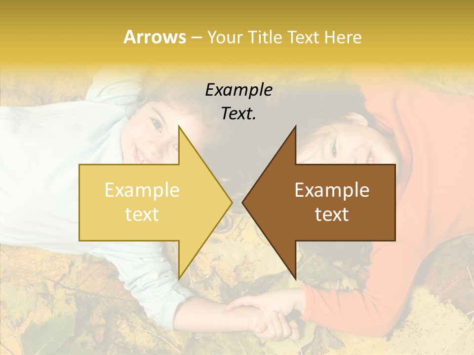 Beautiful Sisters Playful PowerPoint Template