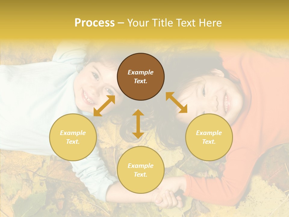 Beautiful Sisters Playful PowerPoint Template