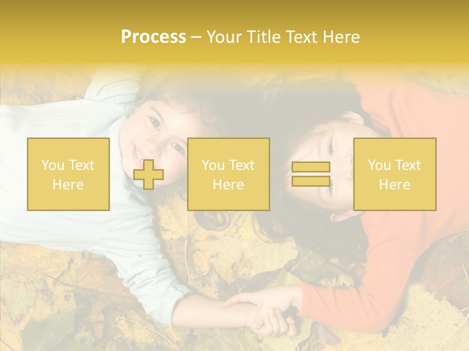 Beautiful Sisters Playful PowerPoint Template