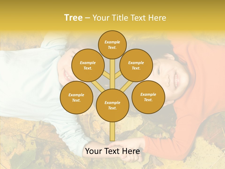 Beautiful Sisters Playful PowerPoint Template