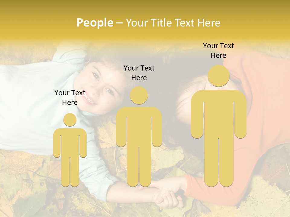 Beautiful Sisters Playful PowerPoint Template