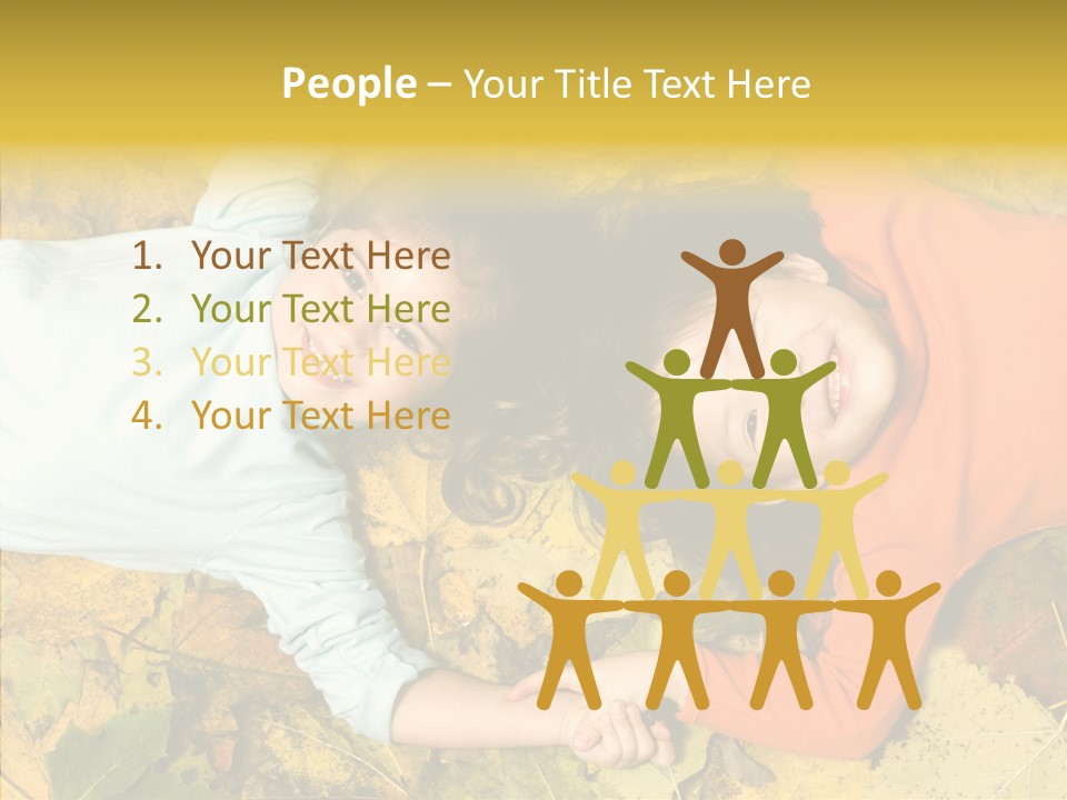 Beautiful Sisters Playful PowerPoint Template